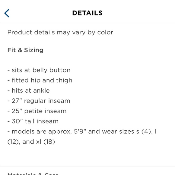 High Rise Pixie Pants - Picture 4 of 5